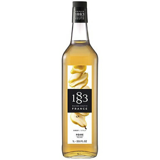 1883 メゾンルータン 洋梨 シロップ 1000ml 洋なし ポワール デニオ総合研究所 MAISON ROUTIN ノンアルコールシロップ コンビニ受取対応商品 母の日 プレゼント