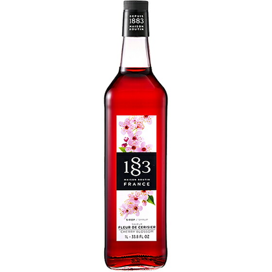 1883 メゾンルータン 桜 サクラ シロップ 1000ml デニオ総合研究所 MAISON ROUTIN ノンアルコールシロップ コンビニ受取対応商品 母の日 プレゼント