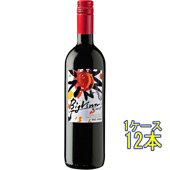 ビッグ・バン レッド カベルネ・ソーヴィニヨン メルロー 赤 750ml 12本 チリ マウレ・ヴァレー 赤ワイン ケース販売 コンビニ受取対応商品 ヴィンテージ管理しておりません、変わる場合があります お酒 母の日 プレゼント