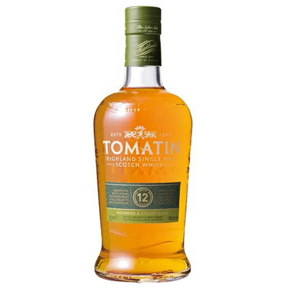 【7/19～26 エントリーでP5倍】 トマーティン 12年 700ml ウイスキー シングル・モルト・ウイスキー スコットランド コンビニ受取対応商品 お酒 お中元 プレゼント｜酒楽SHOP