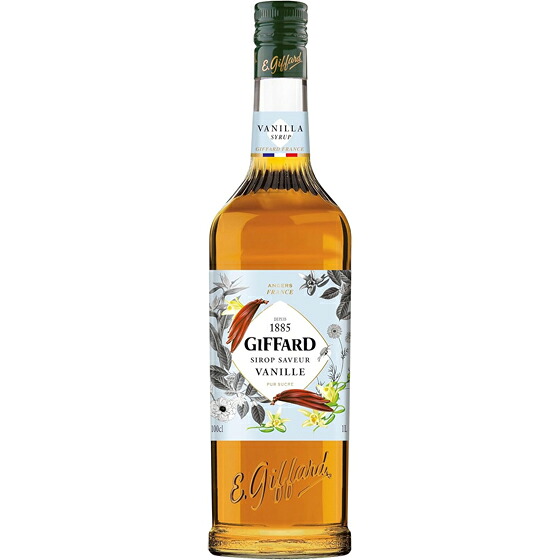 GIFFARD ジファール バニラ シロップ 1000ml 小川珈琲 フランス ノンアルコールシロップ コンビニ受取対応商品 母の日 プレゼント