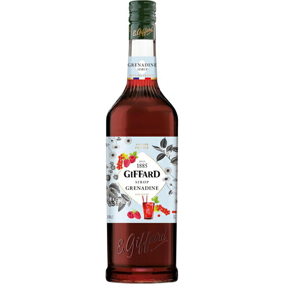 GIFFARD ジファール グレナデン シロップ 1000ml 小川珈琲 フランス ノンアルコールシロップ コンビニ受取対応商品 母の日 プレゼント