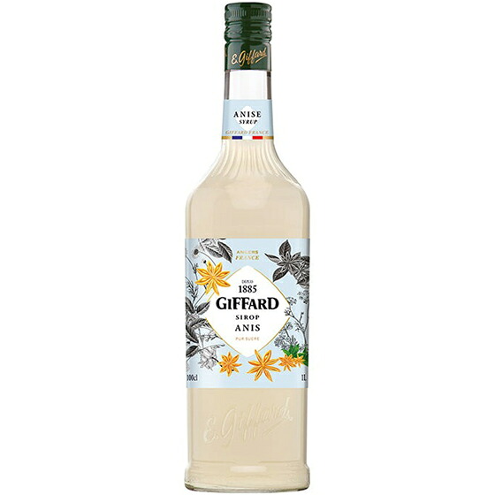 GIFFARD ジファール アニス シロップ 1000ml 小川珈琲 フランス ノンアルコールシロップ コンビニ受取対応商品 母の日 プレゼント