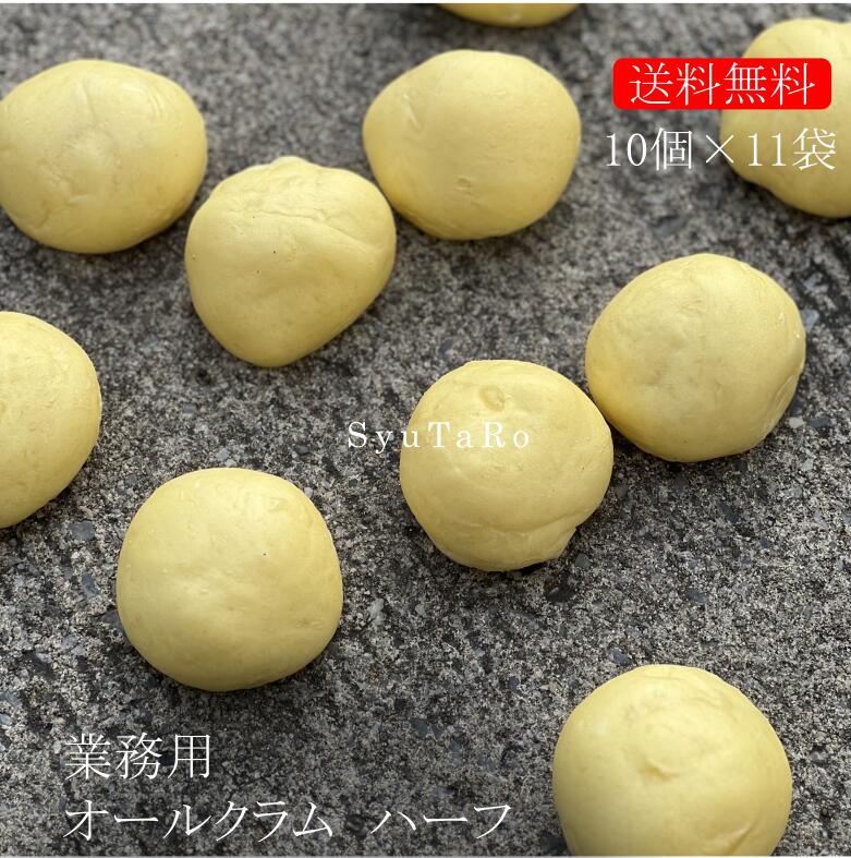 業務用 焼きたてオールクラム ハーフ 冷凍便 業務用 国産 冷凍パン プロ仕様 八戸朝市発 夜食 保存食 工場直送 手作り 送料無料 マクロビ プラント・ベースド 植物性食品 Ve