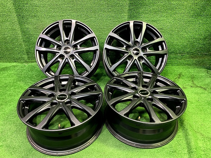 【中古】 社外 レーベン15ｲﾝﾁ 6J 5穴 4本 114.3 +53 ホイール アルミ ガンメタ｜鈴木商会　店 16,768円