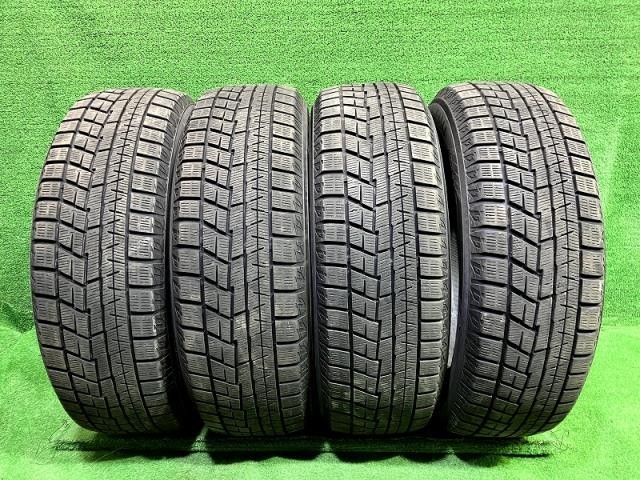 【中古】 YOKOHAMA スタッドレス ヨコハマ アイスガードIG60 215/60R18 4本 7ミリ 2020年 タイヤ 18インチ 冬