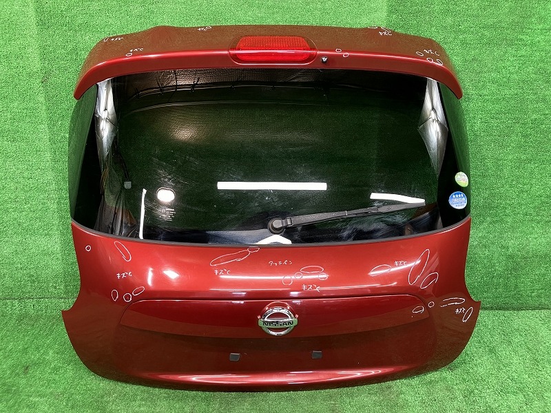 【中古】 ジューク YF15 バックドア・リアゲート 15RX タイプV セントラル M262 K010M-1KLMA NAH