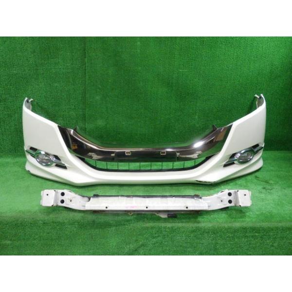 【中古】 オデッセイ RB4 フロントバンパー アブソルート 4WD ホンダ HONDA 71101-SLE-900ZC NH624P 55573 2009年12月 K24A