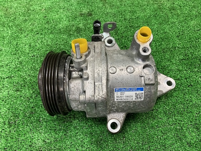 【中古】 ワゴンR MH95S エアコンコンプレッサー ハイブリッドFX 4WD カルソニック 95201-59S20,CR06D 95201-59S20 ZWH