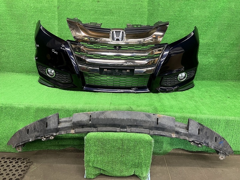 【中古】 オデッセイ RC2 フロントバンパー アブソルート 4WD 8人 71101-T6A-900ZC NH820P