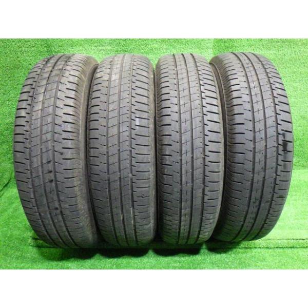 【中古】 BRIDGESTONE サマー ブリヂストン エコピアNH200C 165/70R14 4本 5ミリ 2022年 タイヤ 14インチ 夏