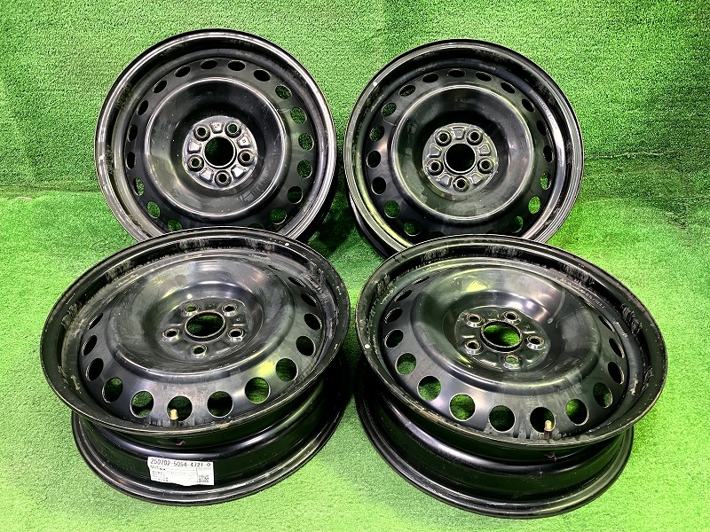 トヨタラクティス純正16インチ スチール ホイール 4個セット 楽天市場】中古【代引不可】トヨタラクティス純正16インチ