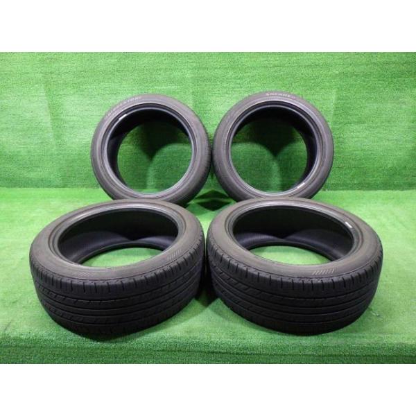 【中古】 BRIDGESTONE サマー ブリヂストン スニーカーSNK2 235/45R17 4ホン 5ミリ 2018年 タイヤ 17インチ 夏