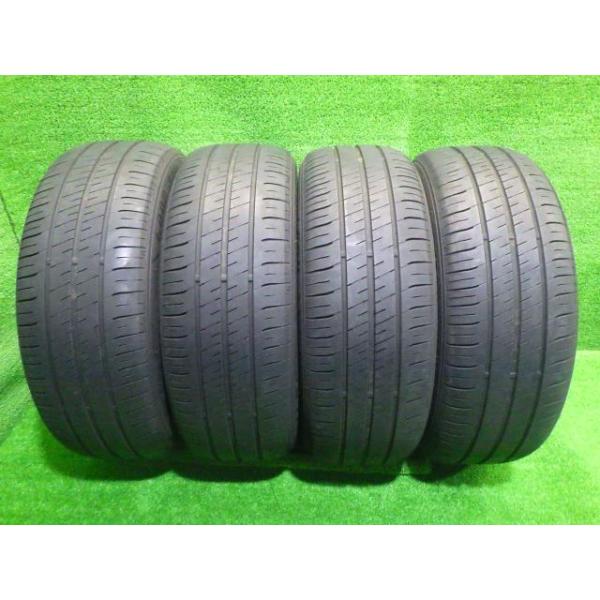 【中古】 GOODYEAR サマー グッドイヤー エフィシェントグリップエコEG02 205/55R16 4ホン 4ミリ 2021年 タイヤ 16インチ 夏