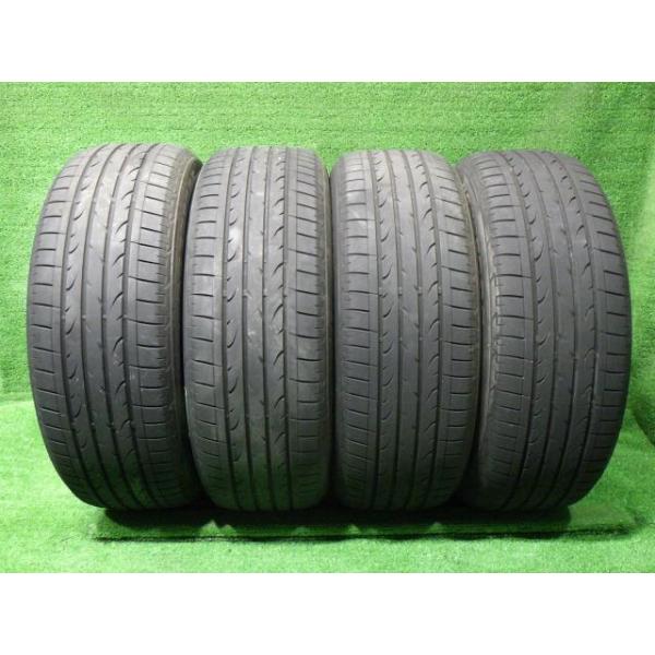 【中古】 BRIDGESTONE サマー ブリヂストン デューラーH/P SPORT 225/55R18 4本 4ミリ 2020年 タイヤ 18インチ 夏