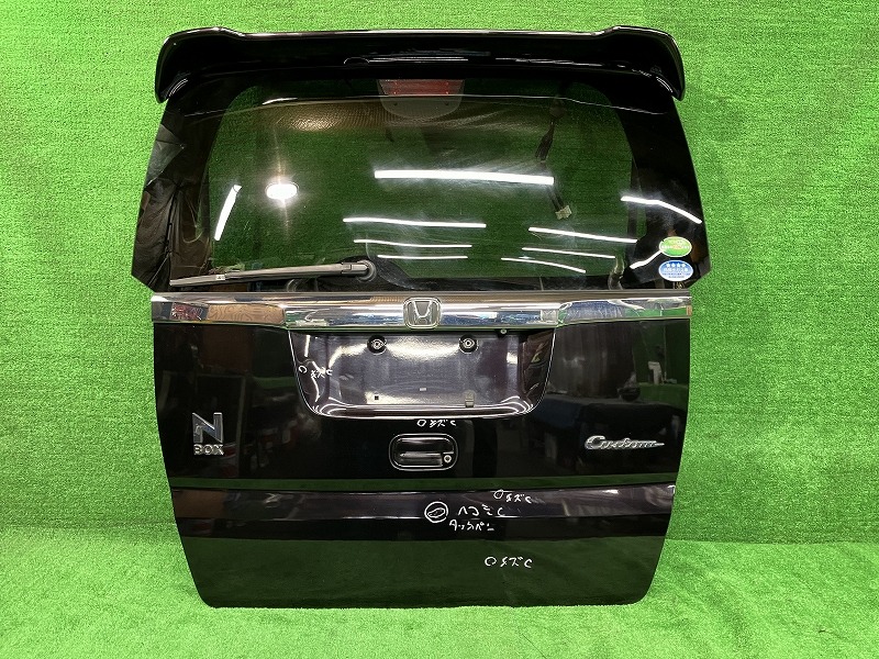 【中古】 N-BOX JF2 バックドア・リアゲート カスタムG Lパッケージ 4WD ニホンイタ M31Q8 68100-TY0-N10ZZ PB85P