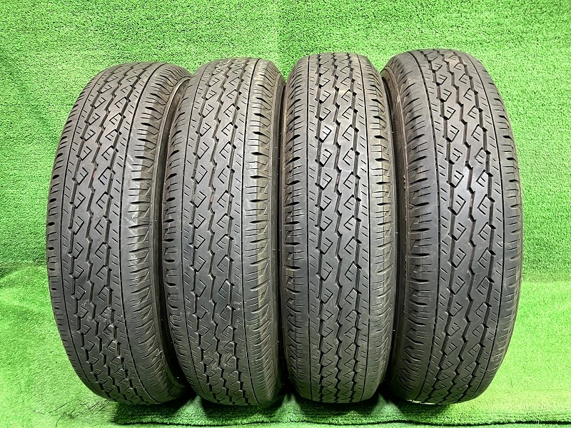 【中古】 BRIDGESTONE サマー ブリヂストン V600 155/80R14 88/86NLT 4本 4ミリ タイヤ 14インチ 夏｜鈴木商会　店