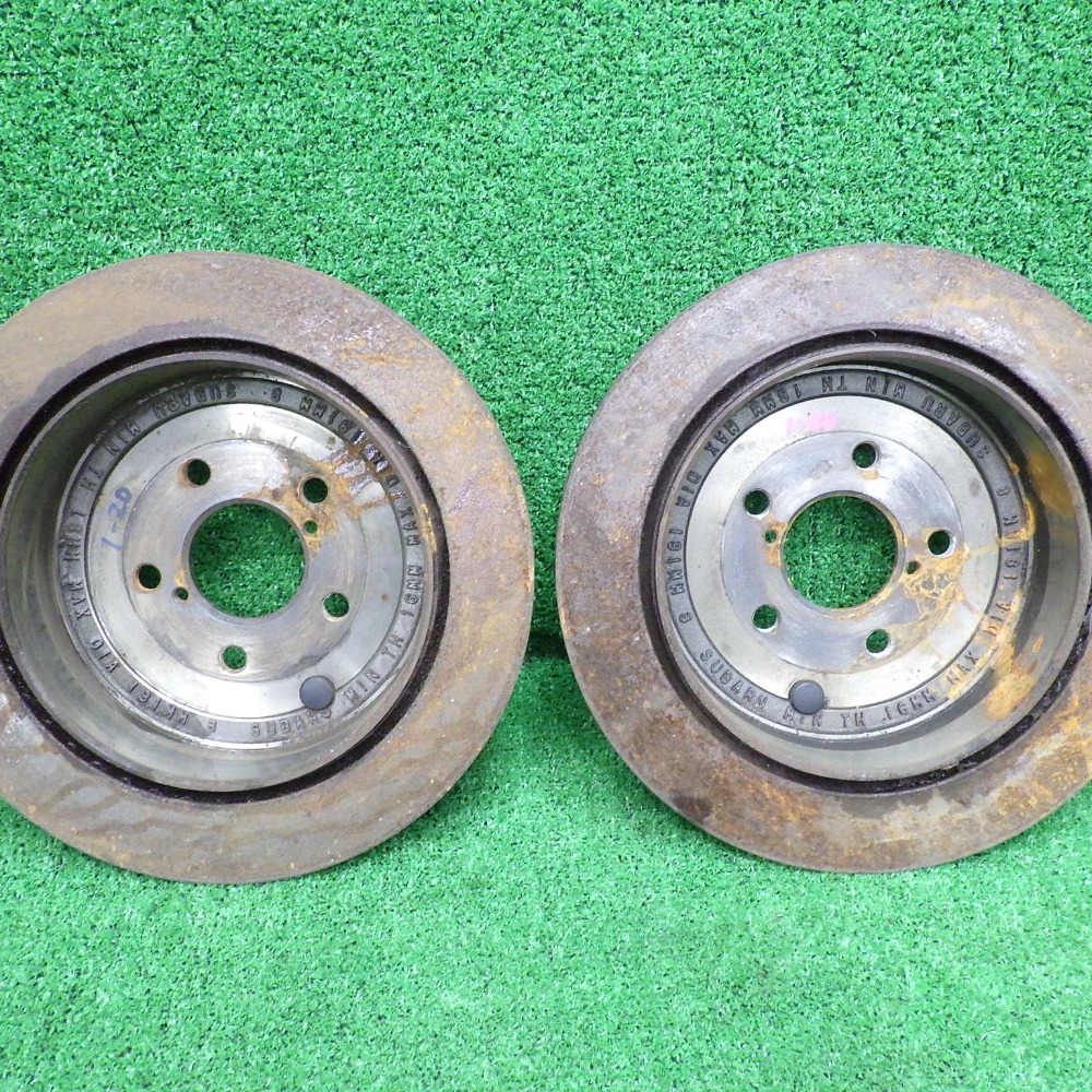 【中古】 86 ZN6 リアディスクローター・ブレーキローター G SU003-00639 61K