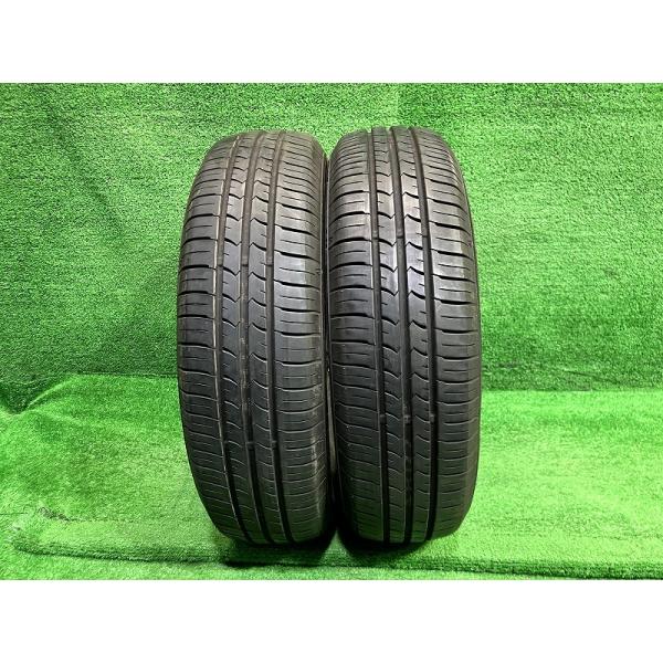 【中古】 GOODYEAR サマー グッドイヤー エフィシェントグリップエコEG01 165/70R14 2本 5ミリ 2024年 タイヤ 14インチ 夏