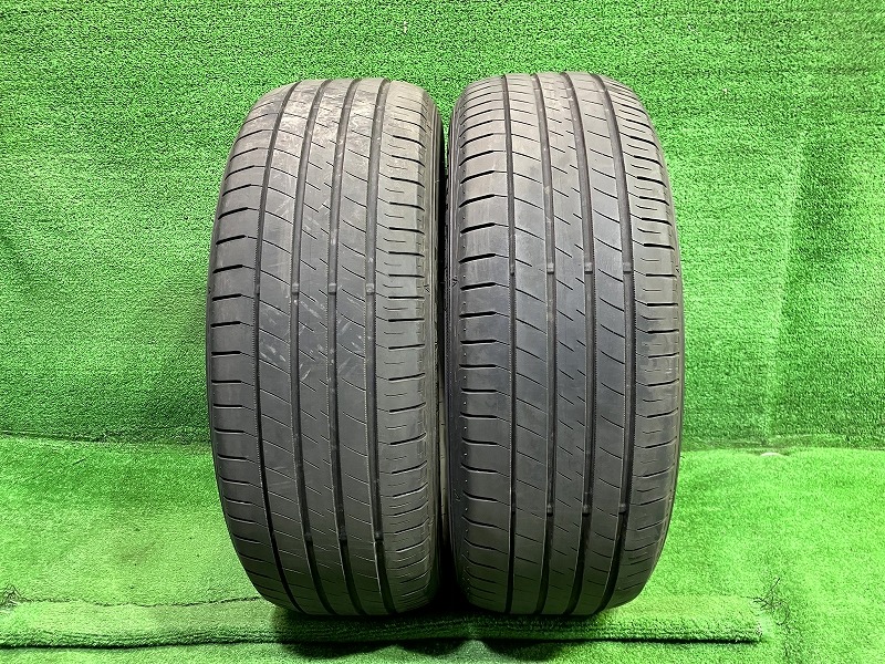【中古】 DUNLOP サマー ダンロップ ルマンV 225/60R17 2本 5ミリ 2020年 タイヤ 17インチ 夏
