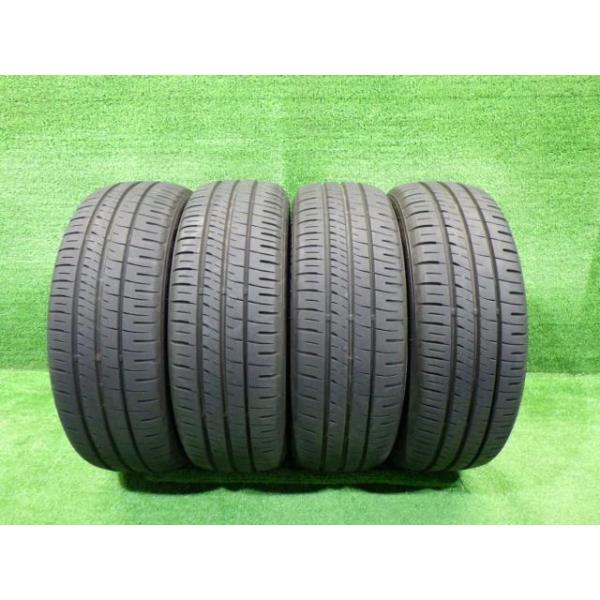 【中古】 DUNLOP サマー ダンロップ エナセーブEC204 185/55R15 4ホン 6ミリ 2018年 タイヤ 15インチ 夏