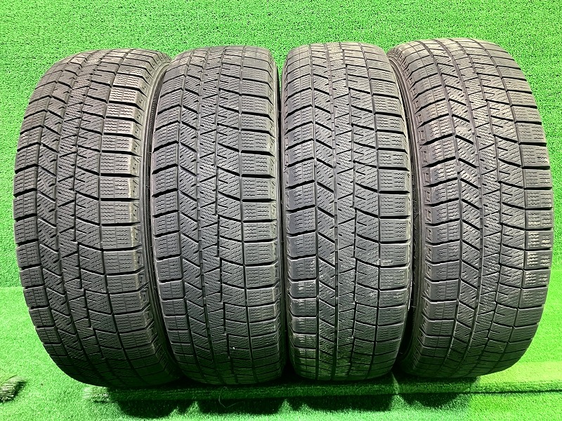 【中古】 DUNLOP スタッドレス ダンロップ ウィンターマックスWM03 175/65R15 4本 6ミリ 2021年 タイヤ 15インチ 冬