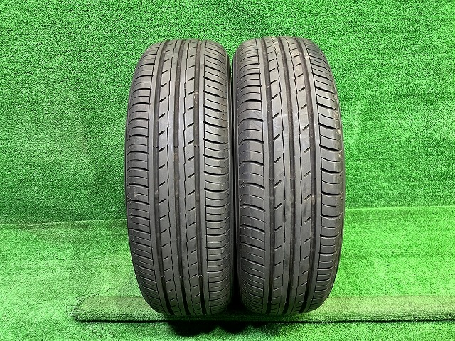 【中古】 YOKOHAMA サマー ヨコハマ ブルーアースES32 185/65R15 2本 5ミリ 2023年 タイヤ 15インチ 夏