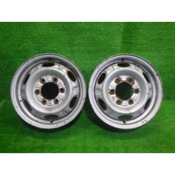 【中古】 日産 NISSAN 純正 キャラバン VWME25 ホイール スチール シルバー 15インチ 5.5J 6穴 2本 139.7 +45