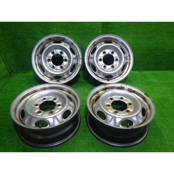 【中古】 純正 コモ JSGE25 ホイール スチール シルバー 15インチ 5.5J 6穴 4本 139.7|鈴木商会 店