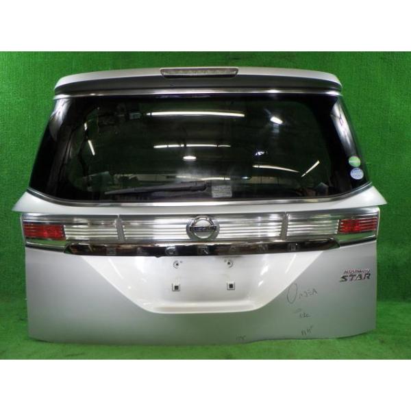 【中古】 エルグランド TNE52 バックドア・リアゲート 250ハイウェイスターS 4WD 8人 アサヒ M2L3 K010M-1JBCC K23