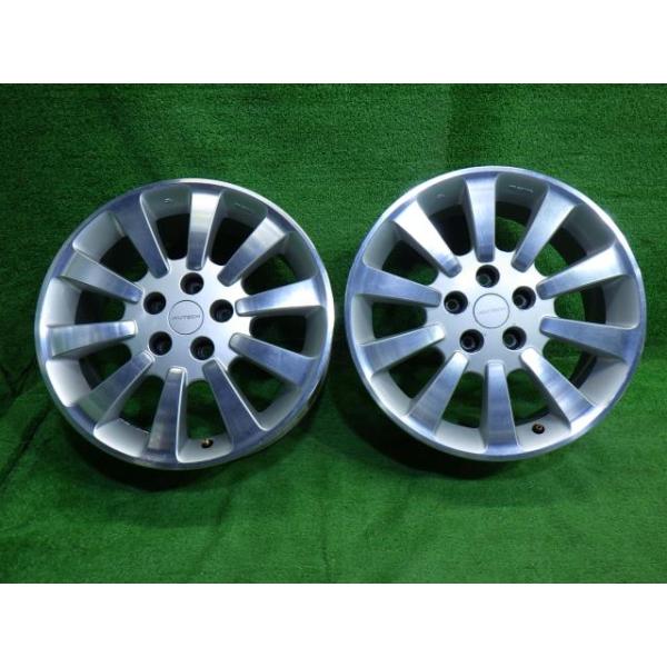 【中古】 日産 NISSAN 純正オプション オーテック ステージア PM35 ホイール アルミ ポリッシュ 17インチ 7J 5穴 2本 114.3 +45