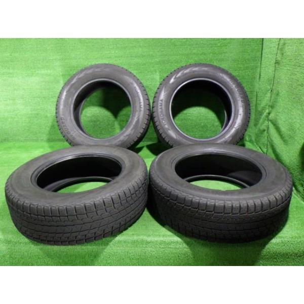 【中古】 YOKOHAMA スタッドレス ヨコハマ アイスガードG075 225/65R17 4本 6ミリ 2019年 タイヤ 17インチ 冬