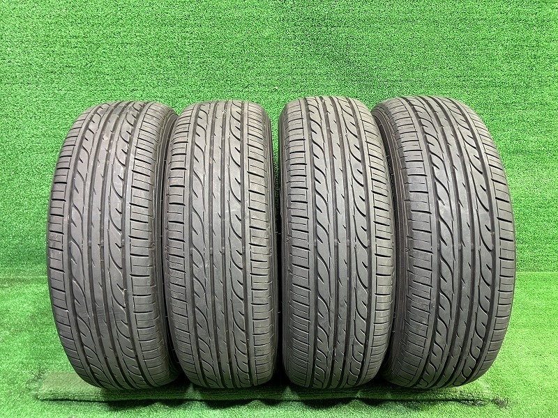 【中古】 DUNLOP サマー ダンロップ EC202 195/65R15 4本 5ミリ 2022年 タイヤ 15インチ 夏