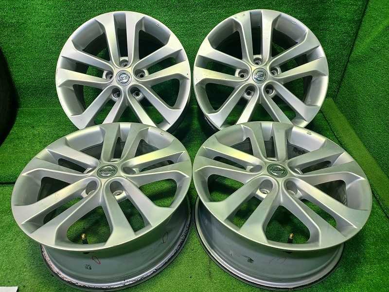 ○〇日産ジューク YF15 純正17インチアルミ4本 7J+47 PCD114.3x5 ○〇日産ジューク YF15 純正17インチアルミ4本 7J+47 PCD114.3x5