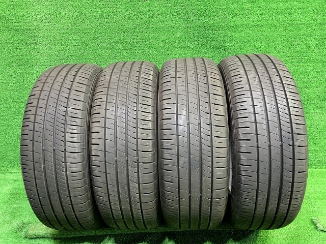 【中古】 DUNLOP サマー ダンロップ エナセーブEC204 215/60R16 4本 6ミリ 2022年 タイヤ 16インチ 夏