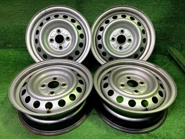 【中古】 トヨタ TOYOTA トヨタ純正 NCP165V サクシード NCP165V ホイール 14インチ 5J 4穴 4本 100