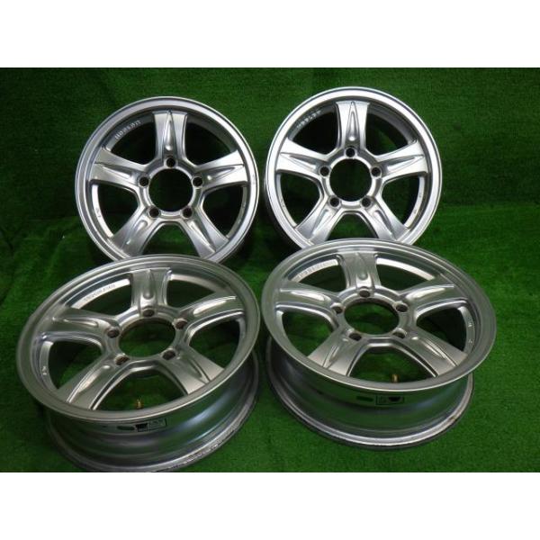 【中古】 キーラー G-GRAND ジムニー ホイール アルミ シルバー 16インチ 5.5J 5穴 4本 139.7 +19