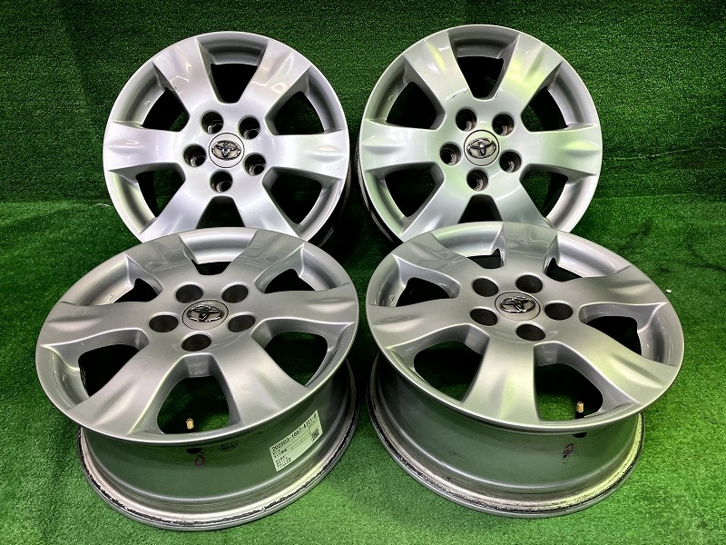 【中古】 トヨタ TOYOTA トヨタ純正 ANA15 マークXジオ ANA15 ホイール 16インチ 6.5J 5穴 4本 114.3 +39 42611-72020