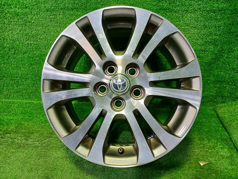 【中古】 トヨタ TOYOTA 純正 アリオン 1本 ホイール アルミ ガンメタポリッシュ 15インチ 6J 5穴 1本 100 +45 42611-20A00