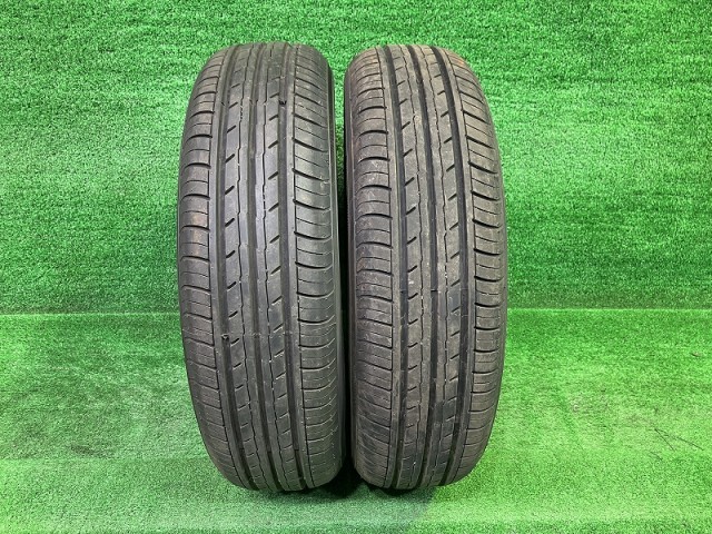 【中古】 YOKOHAMA サマー ヨコハマ ブルーアースES32 155/65R14 2本 5ミリ 2025年 タイヤ 14インチ 夏