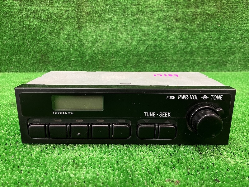 【中古】 ハイエース TRH124B ラジオ DX 15人 マツシタ 86120-37010,CR-BT6150A 86120-37010 058