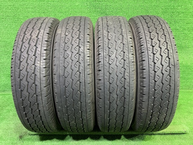 【中古】 BRIDGESTONE サマー ブリヂストン V600 195/80R15 107/105L LT 4本 タイヤ 15インチ 夏