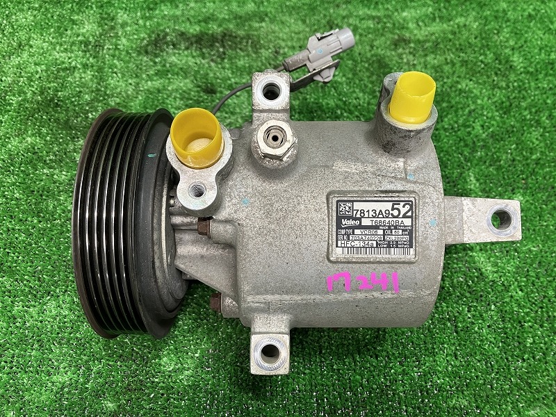【中古】 デイズルークス B21A エアコンコンプレッサー ハイウェイスター X Gパッケージ 4WD ヴァレオ T68640BA 27630-6A00K FMR