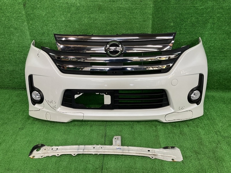 【中古】 デイズルークス B21A フロントバンパー ハイウェイスター X 4WD 62651-6A05M FMS