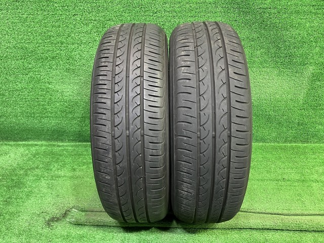 【中古】 YOKOHAMA サマー ヨコハマ ブルーアースAE01 175/60R16 2本 5ミリ 2020年 タイヤ 16インチ 夏