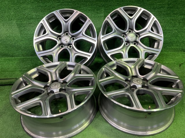 【中古】 三菱 MITSUBISHI 純正 アウトランダー GG2W ホイール アルミ ポリッシュ 18インチ 7J 5穴 4本 114.3 +38