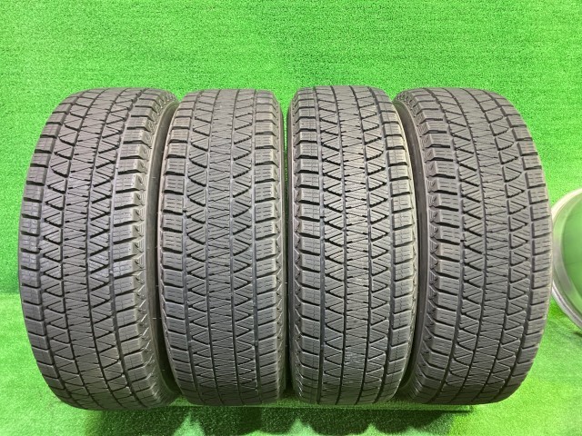 【中古】 BRIDGESTONE スタッドレス ブリジストン ブリザック DM-V3 225/65R17 4本 2本7ミリ 2本9ミリ タイヤ 17インチ 冬
