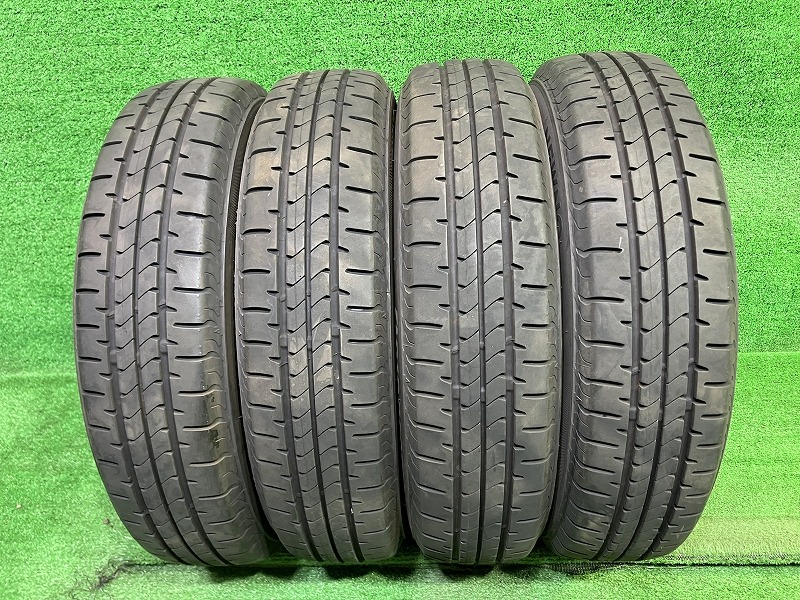 【中古】 BRIDGESTONE サマー ブリヂストン ニューノ 145/80R13 4本 5ミリ 2022年 タイヤ 13インチ 夏
