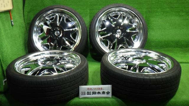中古 タイヤホイールセット 275/35R24 4本 LEXANI アルミ 24インチ 9.5J 5穴 150 +36 ランドクルーザー｜鈴木商会　店