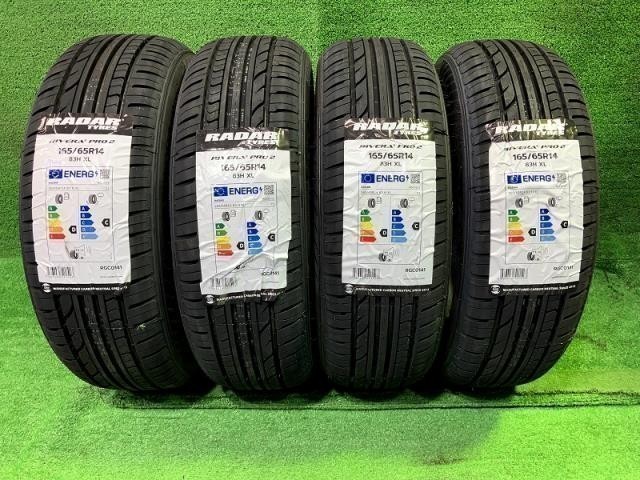 【新品】 radar サマー レーダー RiveraPro2 165/65R14 4本 7ミリ 2025年 タイヤ 14インチ 夏 19,276円